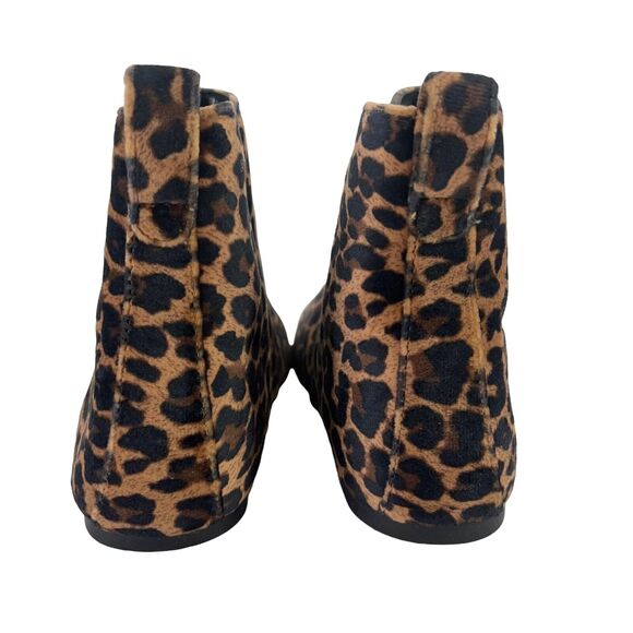 Born Remo Leopard Print Ankle Boots Booties Womens Size 6 - Picture 5 of 6